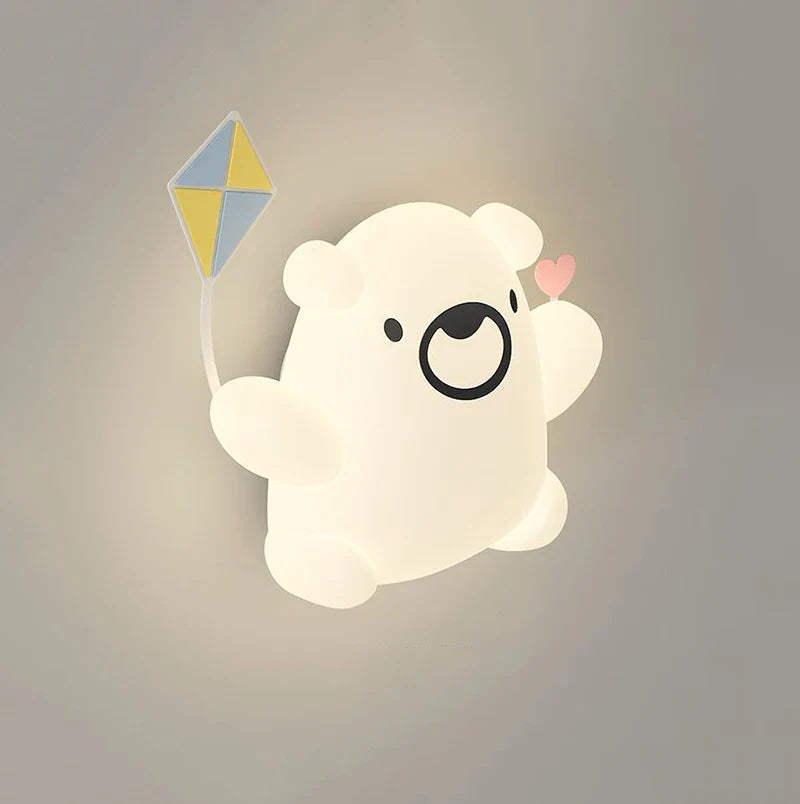 Veilleuse cartoon pour enfants - couleurs de lumière réglables