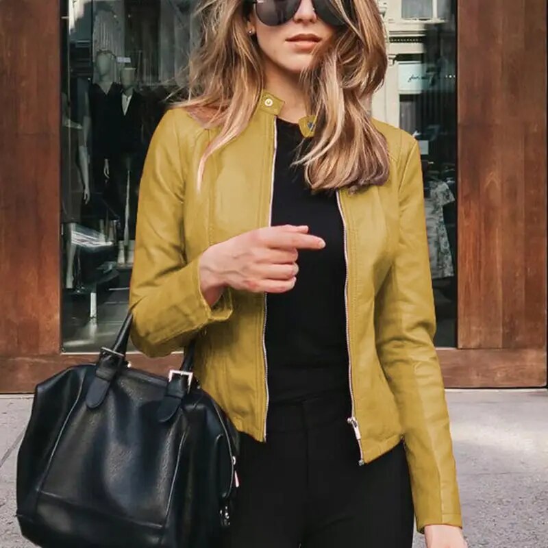 Sannela | Classic Leather Women's Jacket