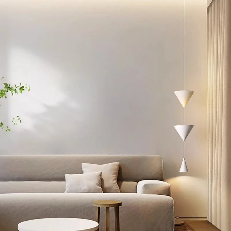 Lámpara colgante cónica creativa - Diseño elegante y moderno