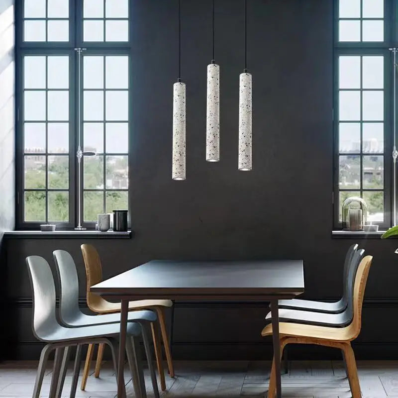 Teollisuustyylinen travertiininen LED-riippuvalaisin - tyylikäs muotoilu