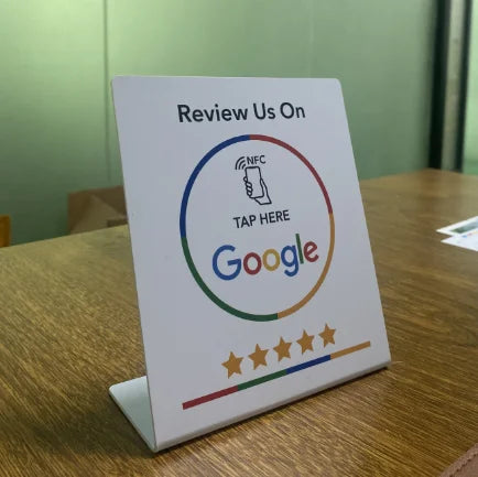 Scheda NFC per recensioni Google - Raccogli facilmente i feedback dei clienti