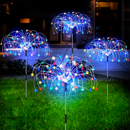 Solar LED Firework Garden Lights
