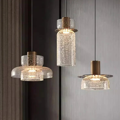 Retro LED Pendant Light Broken Glass - Luxurious & Stylish
