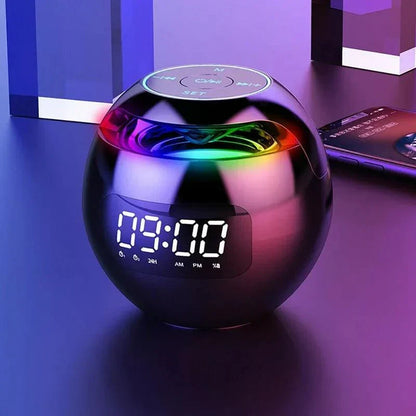 Sveglia digitale smart con altoparlante Bluetooth – Luce notturna a LED e funzione musicale