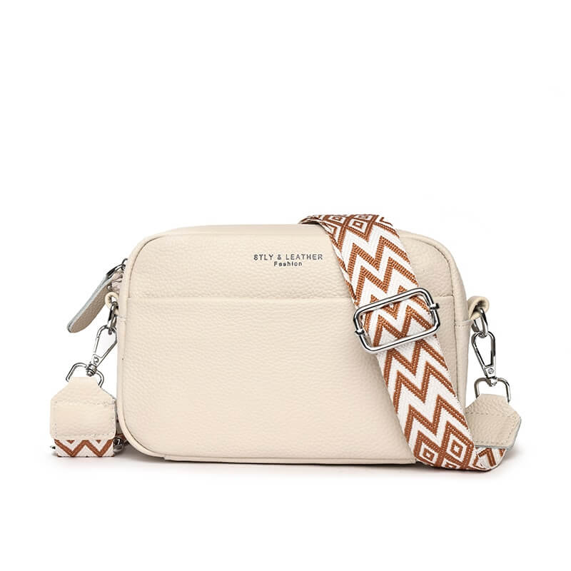 Bolso de cuero elegante: bolso de hombro para mujer