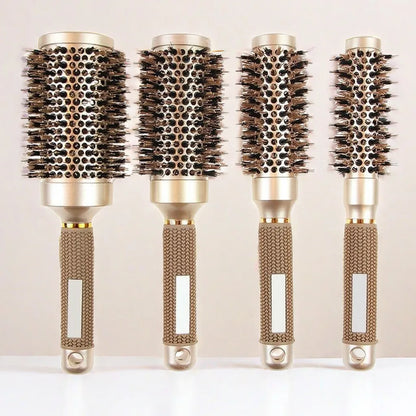 Professionele ronde borstelset voor föhnen – keramisch en anti-frizz