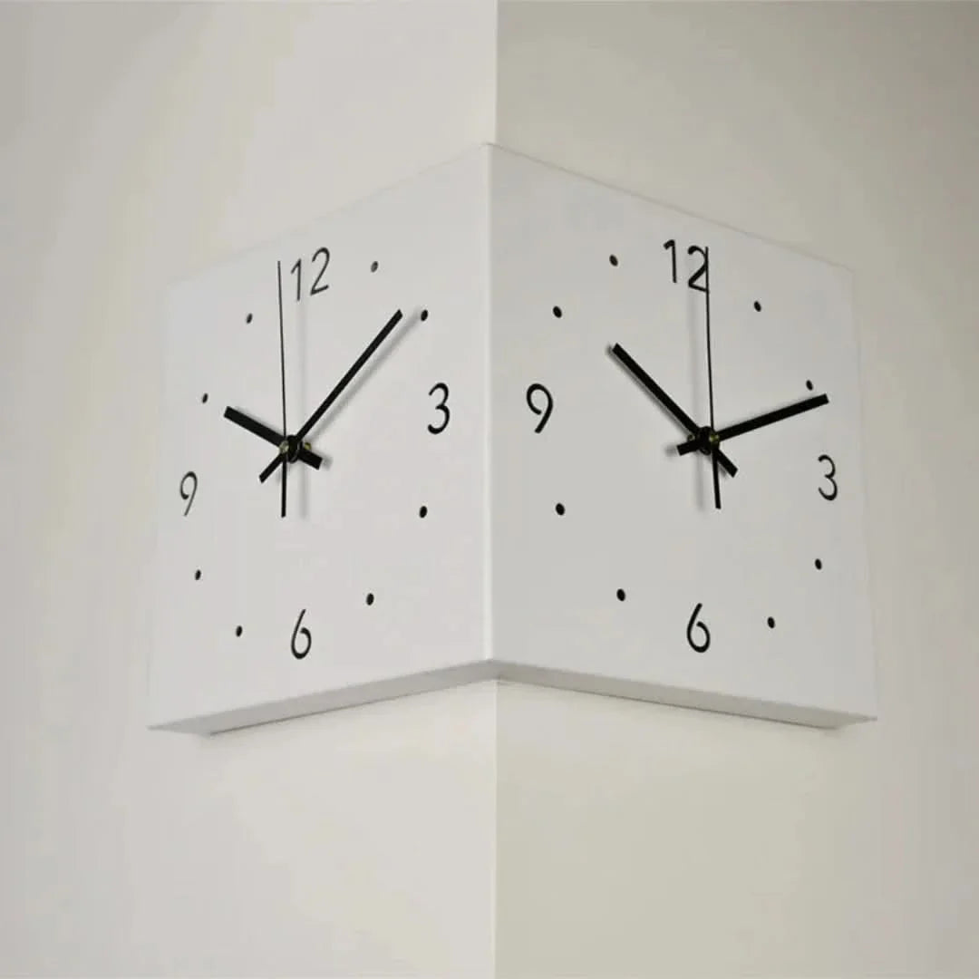 CornerTime Reloj de esquina elegante