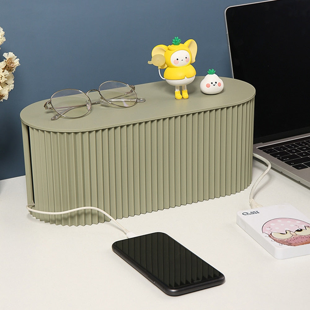 Cable organiser for wires, adapters, and power strips
