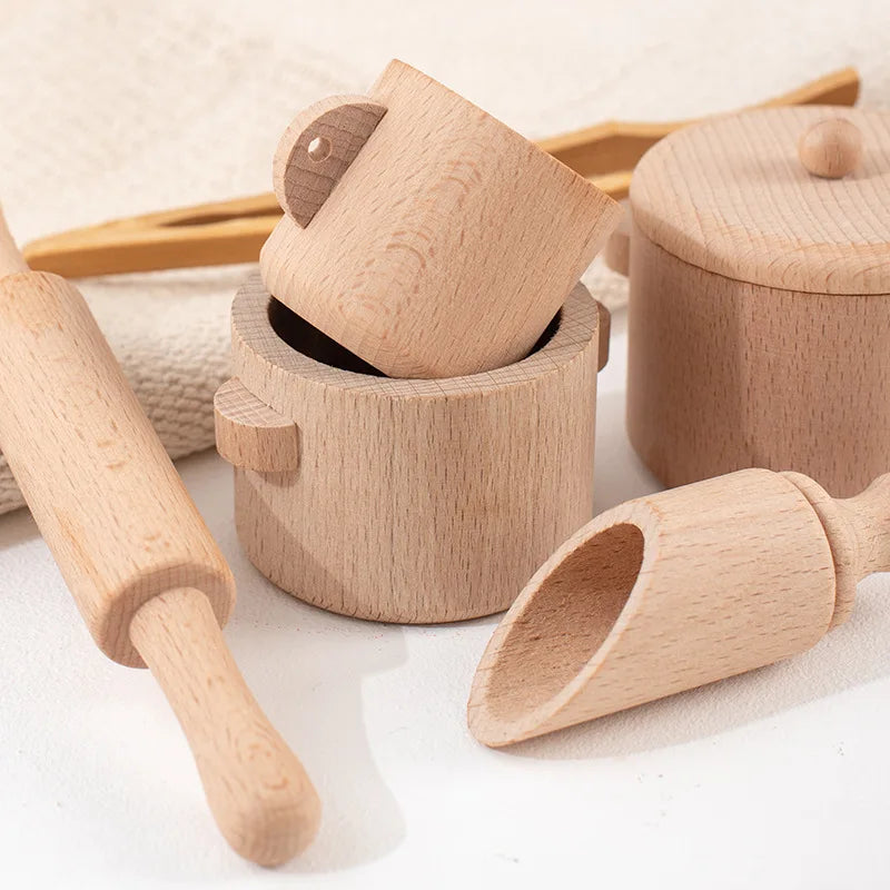 Dřevěná kuchyňka pro zábavné vaření – pro kreativní hraní