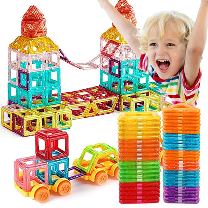 Set de construcción magnético de juguete - Desarrollo educativo - Juego creativo