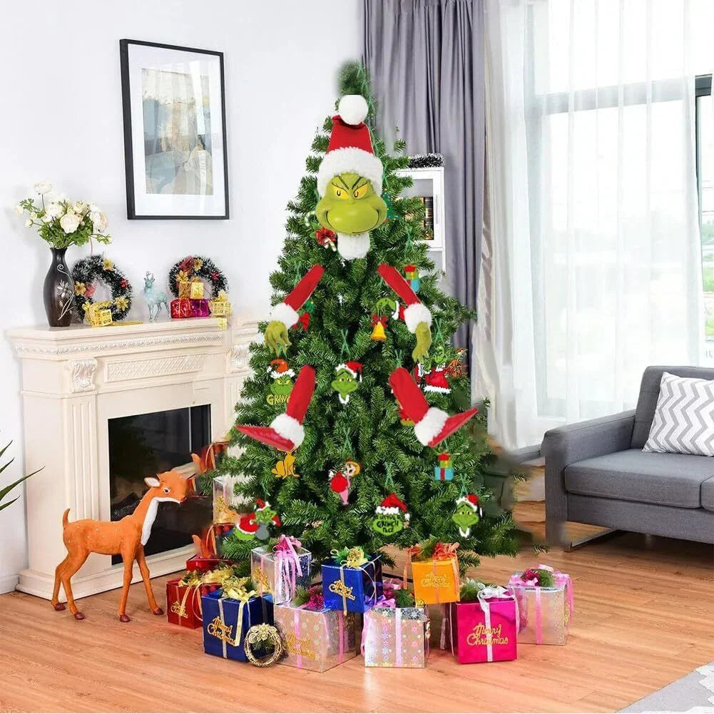 Bambola decorativa natalizia del Grinch - Per una gioia festosa e creativa