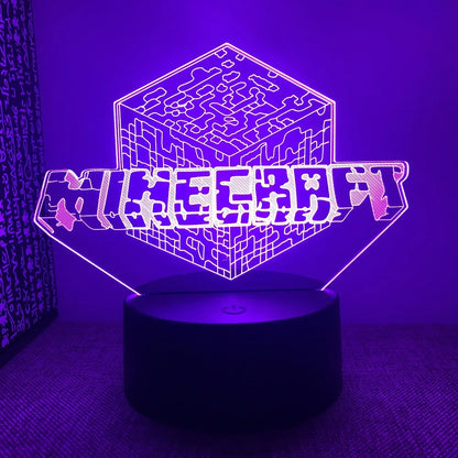 Lampada a LED con personaggi di gioco assortiti - Illuminazione giocosa per gamer
