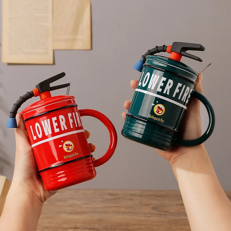 Creative Fire Extinguisher Mug - Unique and Practical for Home or Office