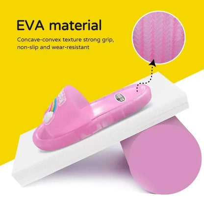 Chaussons licorne lumineux pour enfants - Ludiques et colorés