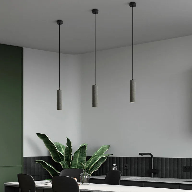 Modern beton függőlámpa LED-del