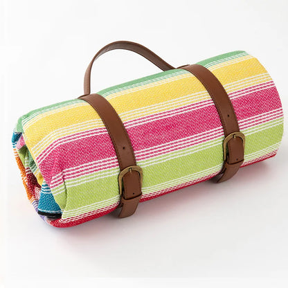 Coperta da picnic impermeabile con motivo a quadri e comoda imbottitura in schiuma