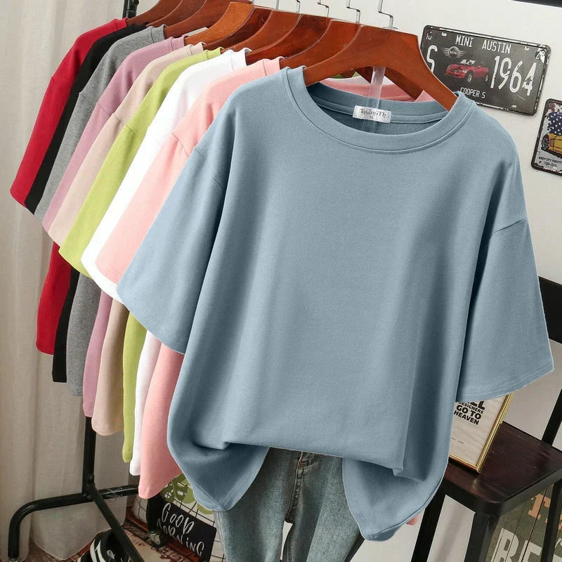 Livia-Rae - Oversized T-shirt made from a soft fabric blend