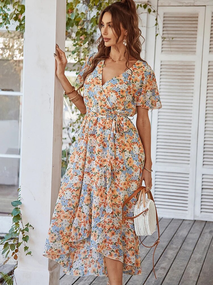 Bohemian Flower Dress - Fleur