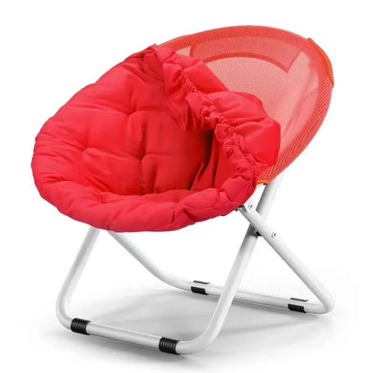 Silla lunar grande y plegable – Cómoda para interiores y exteriores