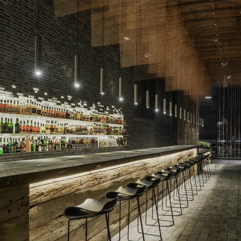 Industrial Travertine LED Pendant Light - Elegant Design