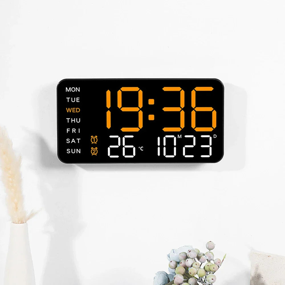 Productivity LED Alarm Clock - Calendar & Voice Activated - Smart Organisation
