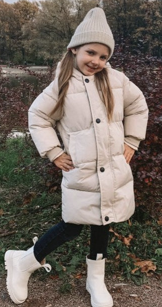 Giacca parka invernale calda per bambini