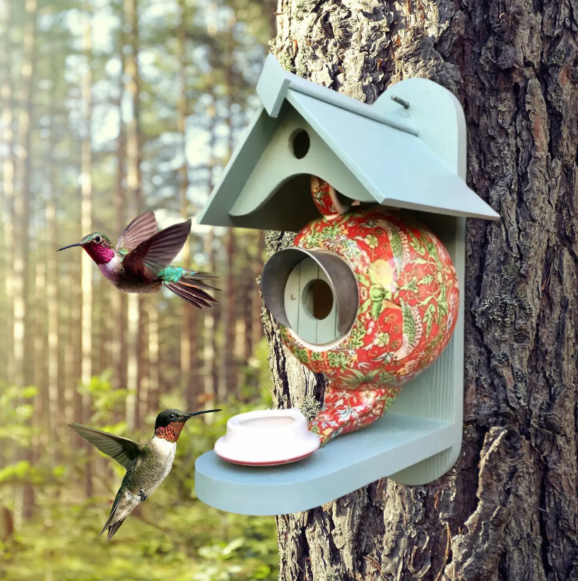 Colourful Birdhouse - Perfect for the Garden