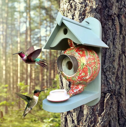 Colourful Birdhouse - Perfect for the Garden