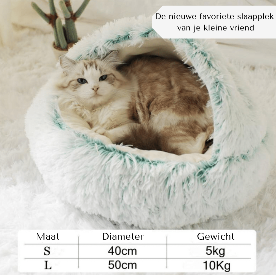 CozyHome - Katzen- und Hundebett | Warm, weich und sicher