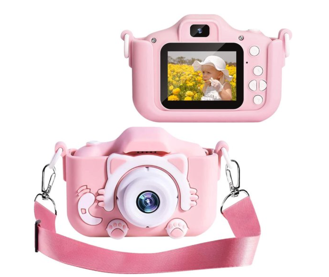 HD Mini Digital Camera with Protective Case for Children