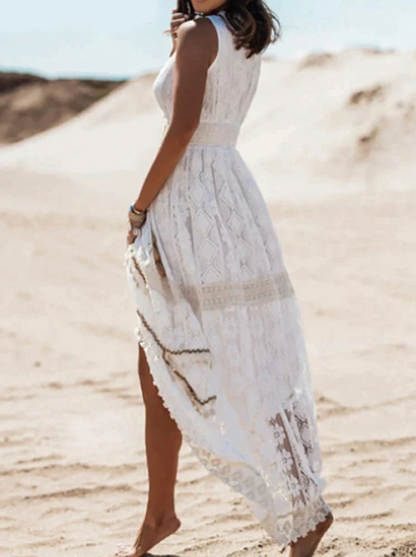 Summer Maxi Dress in Boho Style - Avery