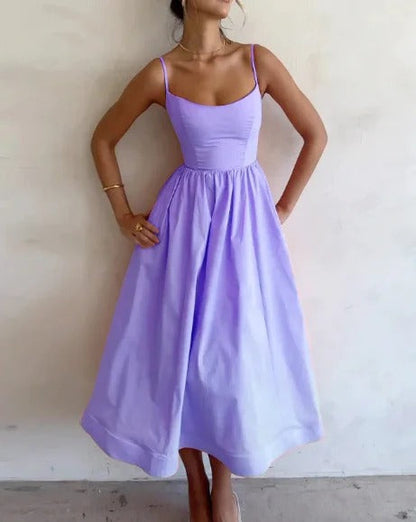 Elegantes ärmelloses Midikleid – Moon