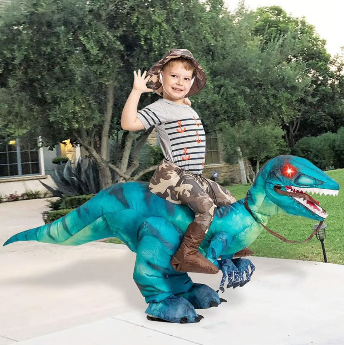 Nafukovací dinosaurus na ježdění - hračka