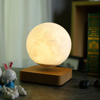 Floating Moon Lamp with Magnetic Levitation