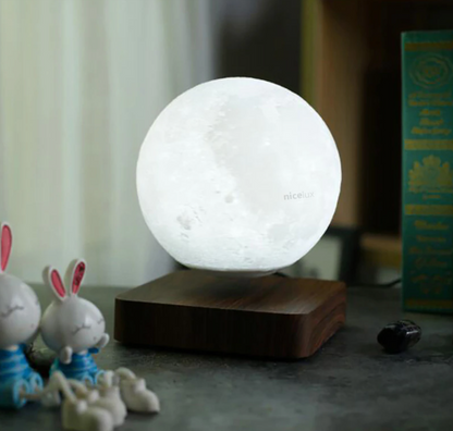 Floating Moon Lamp with Magnetic Levitation