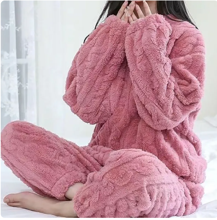 Ultra-soft fleece pyjamas for women - Tali