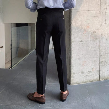 Verstellbare britische Hose für Herren – Adam – Stilvoll und bequem
