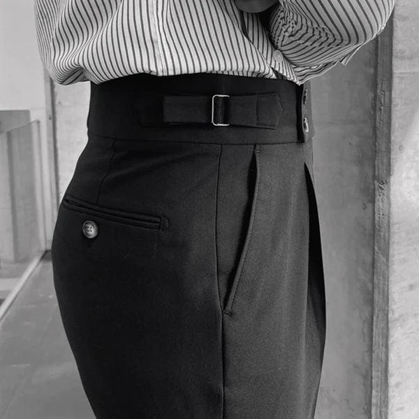 Verstellbare britische Hose für Herren – Adam – Stilvoll und bequem