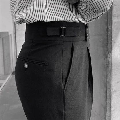 Verstellbare britische Hose für Herren – Adam – Stilvoll und bequem