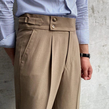 Verstellbare britische Hose für Herren – Adam – Stilvoll und bequem