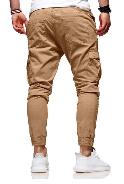 Men's Cargo Trousers with Elastic Waist - Hayes