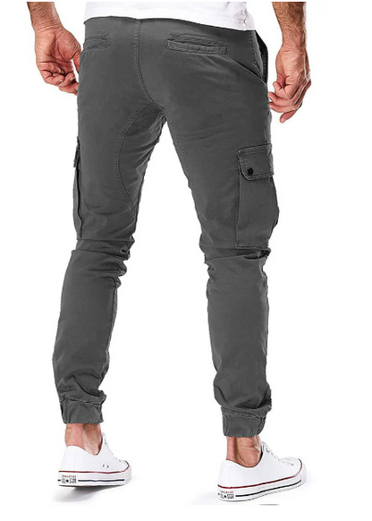 Men's Cargo Trousers with Elastic Waist - Hayes