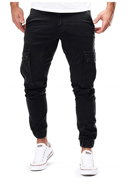Men's Cargo Trousers with Elastic Waist - Hayes