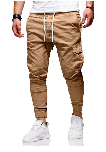 Men's Cargo Trousers with Elastic Waist - Hayes