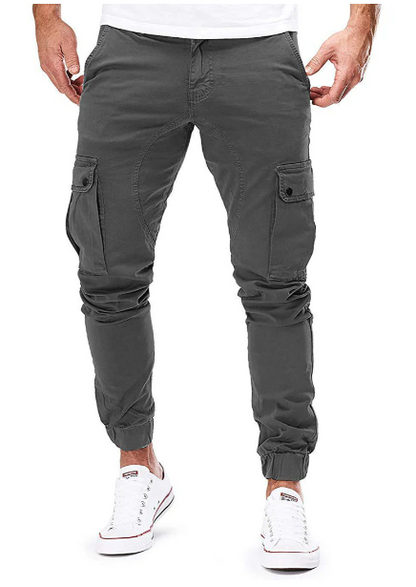 Men's Cargo Trousers with Elastic Waist - Hayes