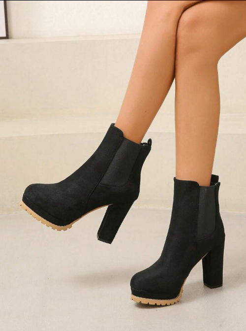 Women's Trendy Comfortable Ankle Boots with Block Heels