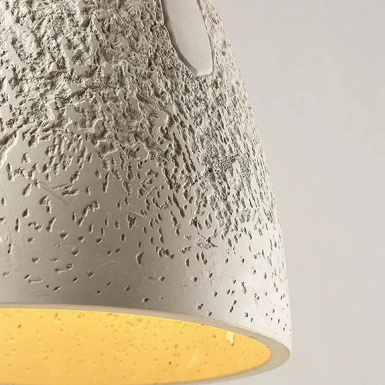 Retro Pendant Light with Cement Finish - E27 LED