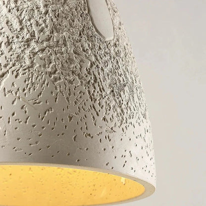Retro Pendant Light with Cement Finish - E27 LED