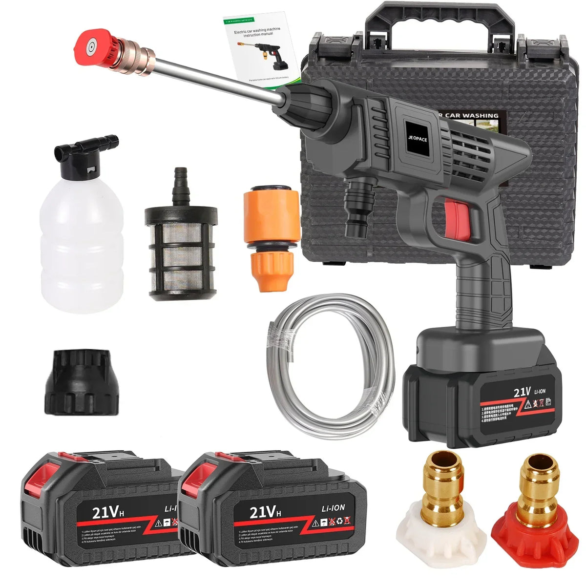 PowerWash Wireless Car Wash Gun – Powerful and Handy