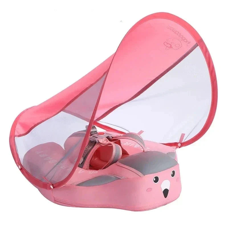 Splash – Flotador para bebés y niños pequeños con parasol